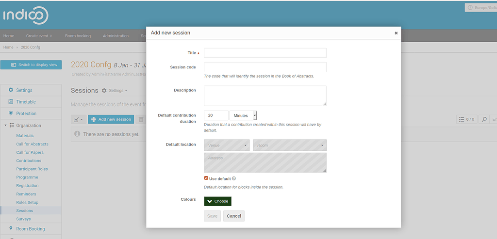 Indico Form with ability to add/remove line items - Development ...